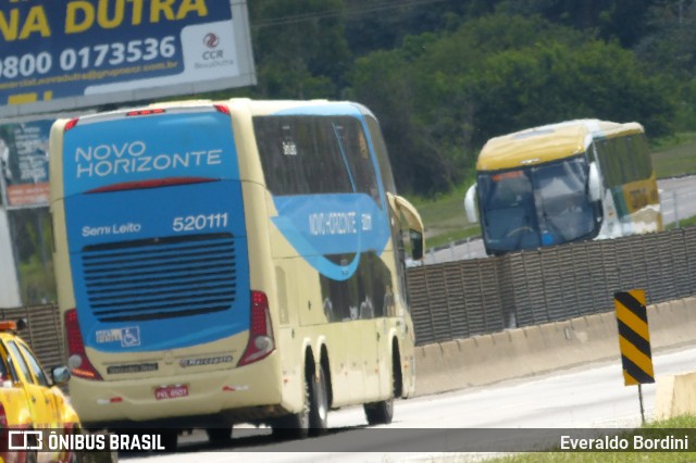 Viação Novo Horizonte 520111 na cidade de São José dos Campos, São Paulo, Brasil, por Everaldo Bordini. Número da foto: #8521670.