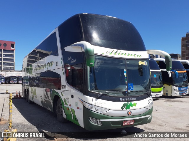 Aliança Turismo 3011 na cidade de São Paulo, São Paulo, Brasil, por Andre Santos de Moraes. ID da foto: 8519898.