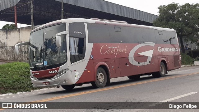 Expresso Gardenia 4120 na cidade de Formiga, Minas Gerais, Brasil, por Diego Felipe. Número da foto: #8518965.
