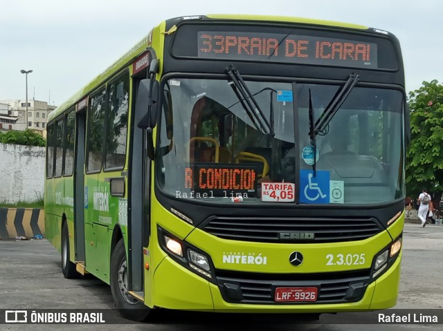 Expresso Miramar 2.3.025 na cidade de Niterói, Rio de Janeiro, Brasil, por Rafael Lima. Número da foto: #8522048.