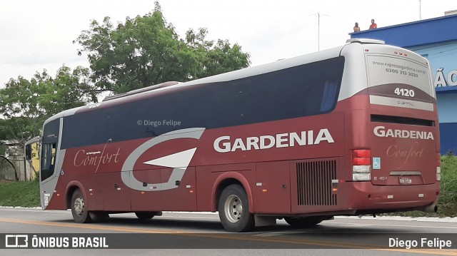 Expresso Gardenia 4120 na cidade de Formiga, Minas Gerais, Brasil, por Diego Felipe. Número da foto: #8518963.