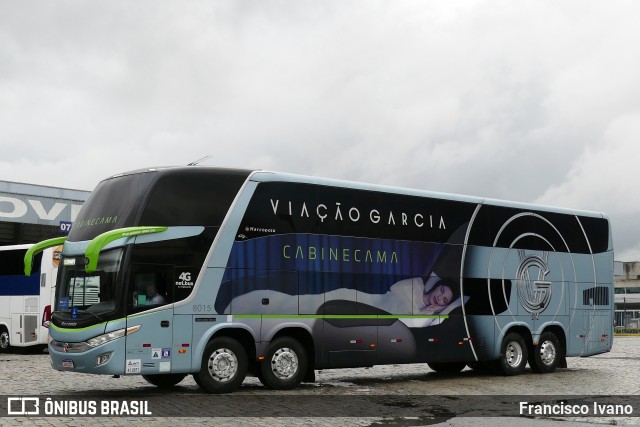 Viação Garcia 8015 na cidade de Balneário Camboriú, Santa Catarina, Brasil, por Francisco Ivano. ID da foto: 8522062.