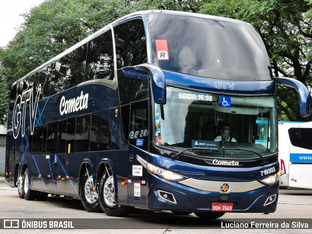 Viação Cometa 719303 na cidade de São Paulo, São Paulo, Brasil, por Luciano Ferreira da Silva. ID da foto: 8519420.