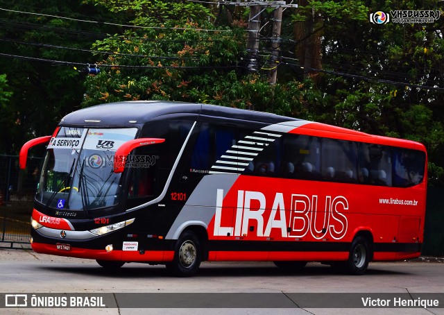 Lirabus 12101 na cidade de São Paulo, São Paulo, Brasil, por Victor Henrique. Número da foto: #8521256.