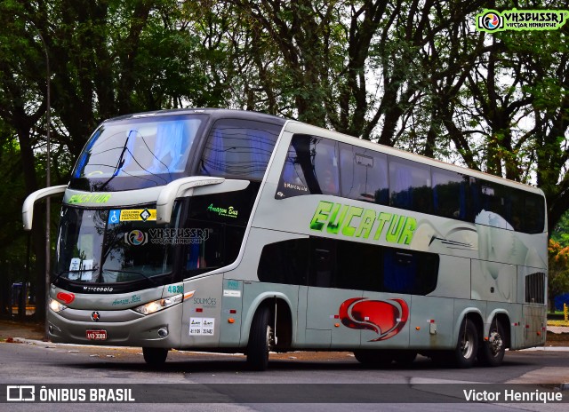 Eucatur - Empresa União Cascavel de Transportes e Turismo 4830 na cidade de São Paulo, São Paulo, Brasil, por Victor Henrique. Número da foto: #8521055.