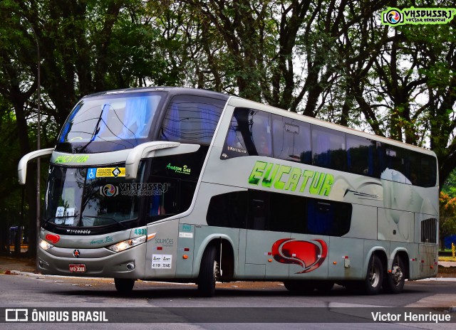 Eucatur - Empresa União Cascavel de Transportes e Turismo 4830 na cidade de São Paulo, São Paulo, Brasil, por Victor Henrique. ID da foto: 8521055.