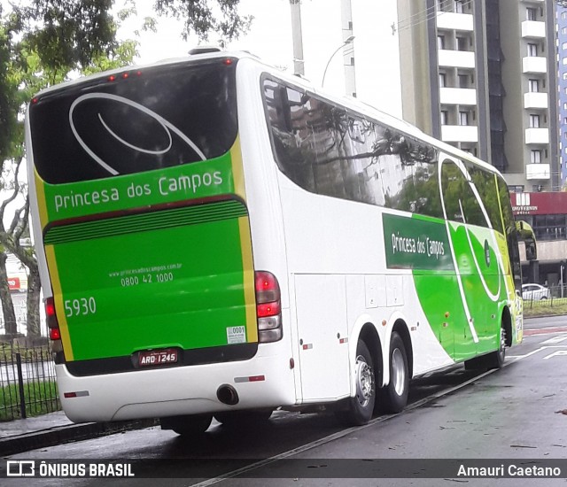 Expresso Princesa dos Campos 5930 na cidade de Curitiba, Paraná, Brasil, por Amauri Caetano. Número da foto: #8522090.