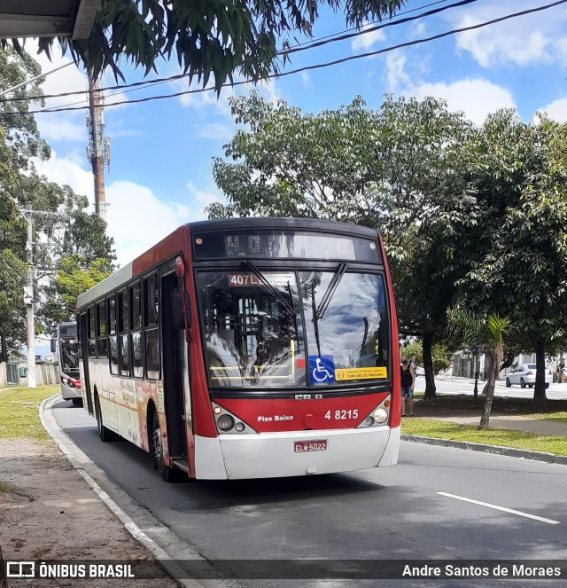 Express Transportes Urbanos Ltda 4 8215 na cidade de São Paulo, São Paulo, Brasil, por Andre Santos de Moraes. Número da foto: #8520073.