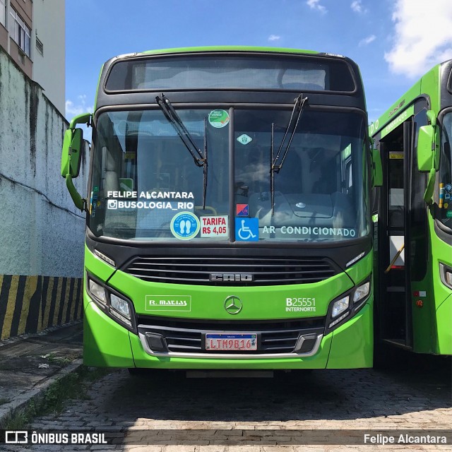 Rodoviária Âncora Matias B25551 na cidade de Rio de Janeiro, Rio de Janeiro, Brasil, por Felipe Alcantara. Número da foto: #8521473.