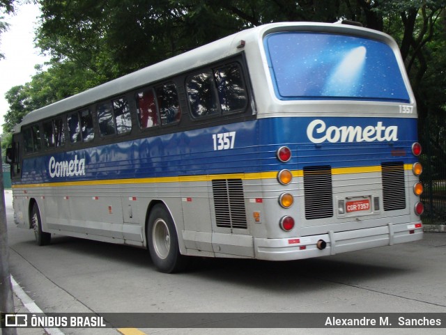 Viação Cometa 1357 na cidade de São Paulo, São Paulo, Brasil, por Alexandre M.  Sanches. ID da foto: 8518892.