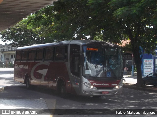 Expresso Gardenia 3595 na cidade de Três Corações, Minas Gerais, Brasil, por Fábio Mateus Tibúrcio. ID da foto: 8519537.