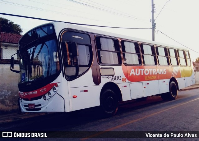 Autotrans > Turilessa 1800 na cidade de Itaúna, Minas Gerais, Brasil, por Vicente de Paulo Alves. Número da foto: #8519291.