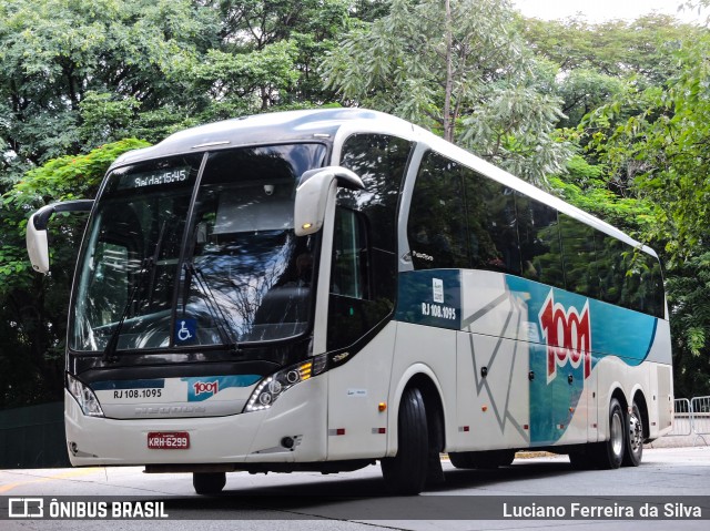 Auto Viação 1001 RJ 108.1095 na cidade de São Paulo, São Paulo, Brasil, por Luciano Ferreira da Silva. ID da foto: 8519411.