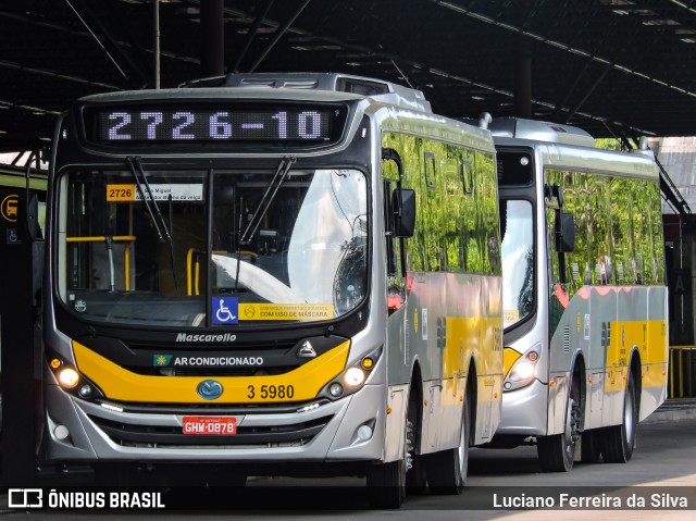 Qualibus Qualidade em Transportes 3 5980 na cidade de São Paulo, São Paulo, Brasil, por Luciano Ferreira da Silva. ID da foto: 8521164.