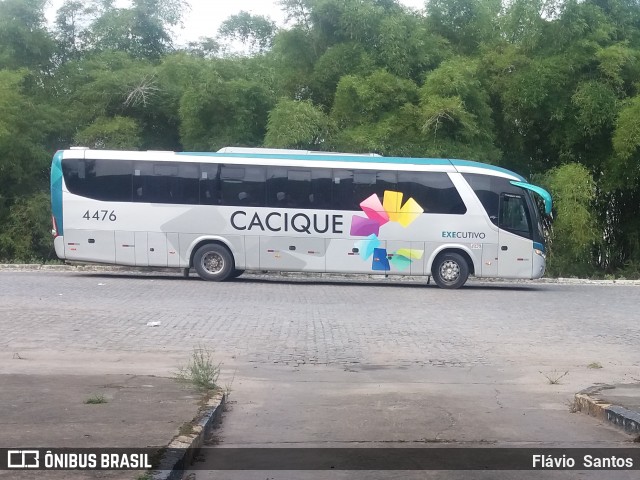 Cacique Transportes 4476 na cidade de Cruz das Almas, Bahia, Brasil, por Flávio  Santos. Número da foto: #8520736.