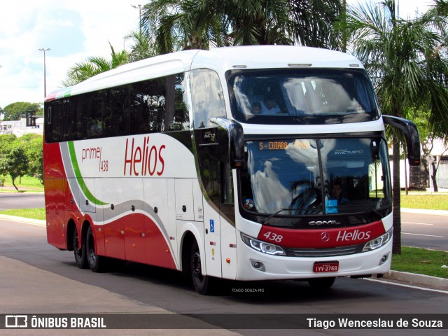 Helios Coletivos e Cargas 438 na cidade de Campo Grande, Mato Grosso do Sul, Brasil, por Tiago Wenceslau de Souza. Número da foto: #8524808.