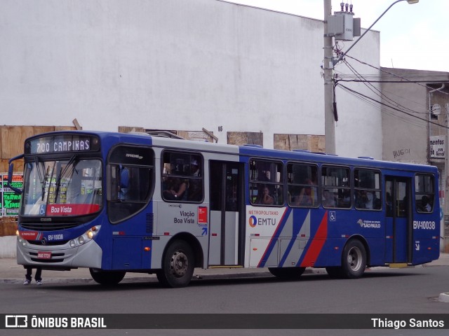 Viação Boa Vista BV-10038 na cidade de Hortolândia, São Paulo, Brasil, por Thiago Santos. Número da foto: #8524252.
