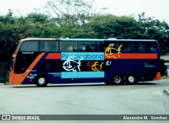 Viação Piracicabana 200004 na cidade de São Paulo, São Paulo, Brasil, por Alexandre M.  Sanches. Número da foto: #8522376.