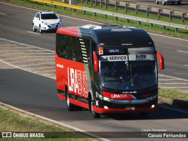 Lirabus 14063 na cidade de Campinas, São Paulo, Brasil, por Cassio Fernandes. Número da foto: #8522475.