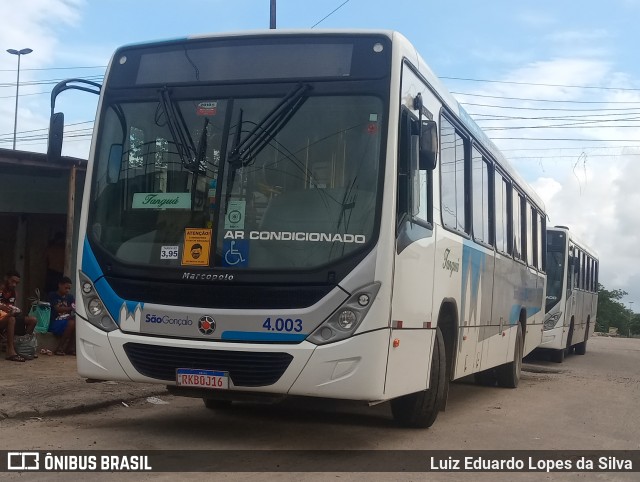 Expresso Tanguá 4.003 na cidade de Itaboraí, Rio de Janeiro, Brasil, por Luiz Eduardo Lopes da Silva. Número da foto: #8525200.