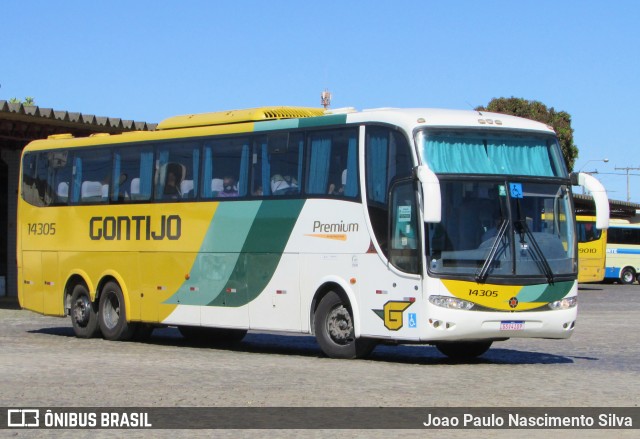 Empresa Gontijo de Transportes 14305 na cidade de Vitória da Conquista, Bahia, Brasil, por Joao Paulo Nascimento Silva. ID da foto: 8524141.