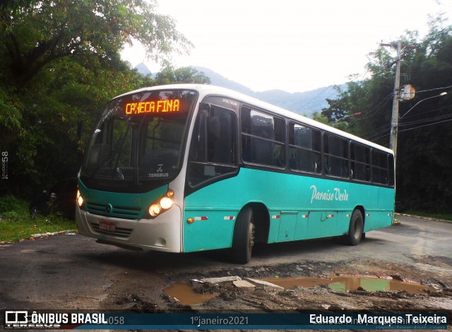 Viação Paraíso Verde 21 na cidade de Guapimirim, Rio de Janeiro, Brasil, por Eduardo  Marques Teixeira. ID da foto: 8522544.