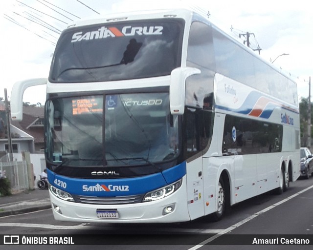 VUSC - Viação União Santa Cruz 4210 na cidade de Curitiba, Paraná, Brasil, por Amauri Caetano. Número da foto: #8523685.