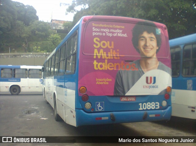 Concessionária Salvador Norte - CSN Transportes 10883 na cidade de Salvador, Bahia, Brasil, por Mario dos Santos Nogueira Junior. Número da foto: #8525197.