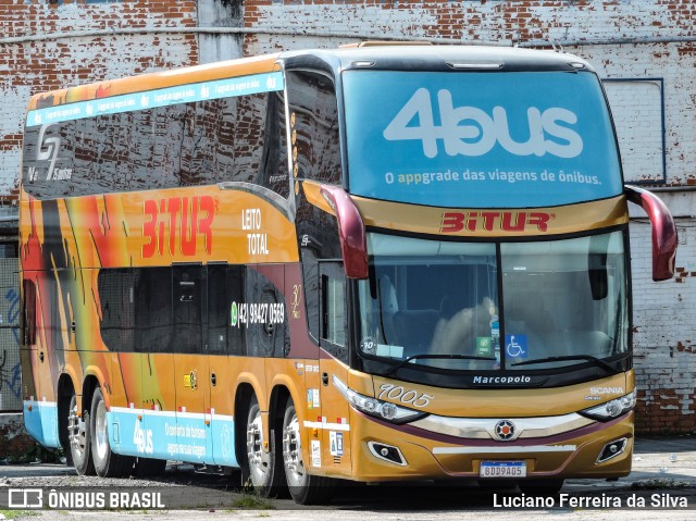 Bitur Transporte Coletivo e Turismo 9005 na cidade de São Paulo, São Paulo, Brasil, por Luciano Ferreira da Silva. ID da foto: 8525291.