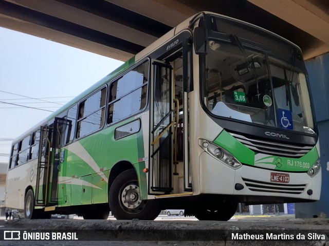 Viação Elite RJ 176.003 na cidade de Volta Redonda, Rio de Janeiro, Brasil, por Matheus Martins da Silva. Número da foto: #8523114.