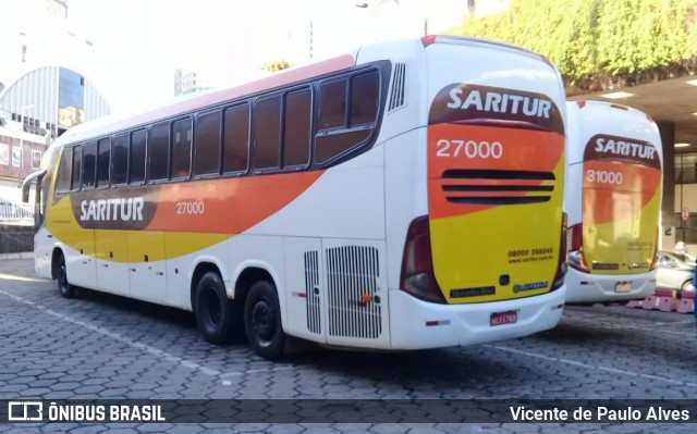 Saritur - Santa Rita Transporte Urbano e Rodoviário 27000 na cidade de Belo Horizonte, Minas Gerais, Brasil, por Vicente de Paulo Alves. ID da foto: 8525059.