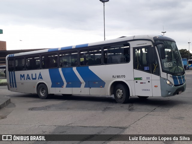 Viação Mauá RJ 185.170 na cidade de Niterói, Rio de Janeiro, Brasil, por Luiz Eduardo Lopes da Silva. Número da foto: #8525092.