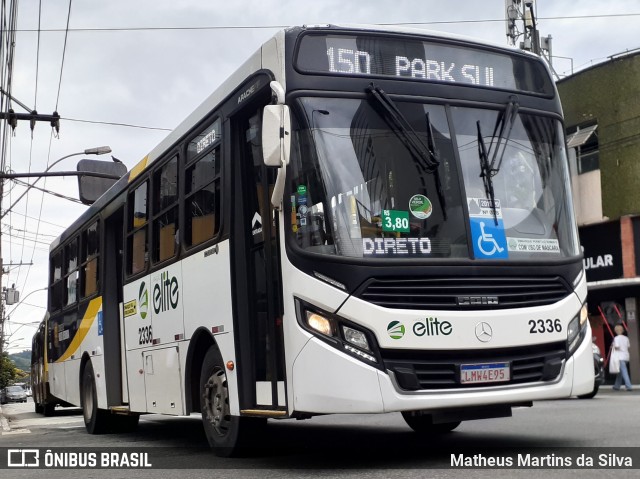 Viação Elite 2336 na cidade de Volta Redonda, Rio de Janeiro, Brasil, por Matheus Martins da Silva. ID da foto: 8523200.