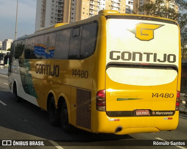 Empresa Gontijo de Transportes 14480 na cidade de São Paulo, São Paulo, Brasil, por Rômulo Santos. ID da foto: 8526052.