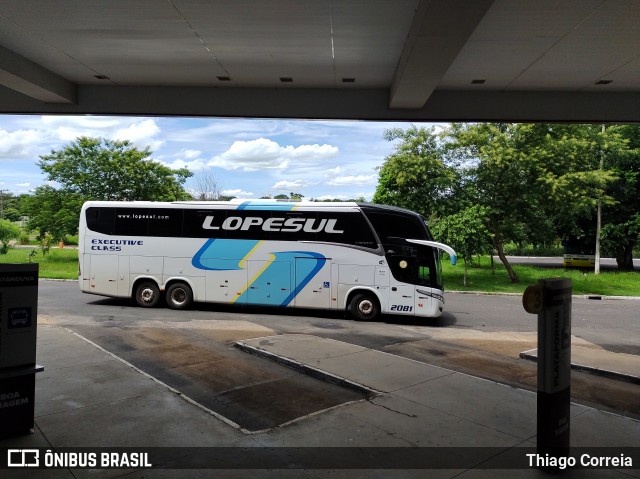 LopeSul Transportes - Lopes e Oliveira Transportes e Turismo - Lopes Sul 2081 na cidade de Catanduva, São Paulo, Brasil, por Thiago Correia. Número da foto: #8526722.