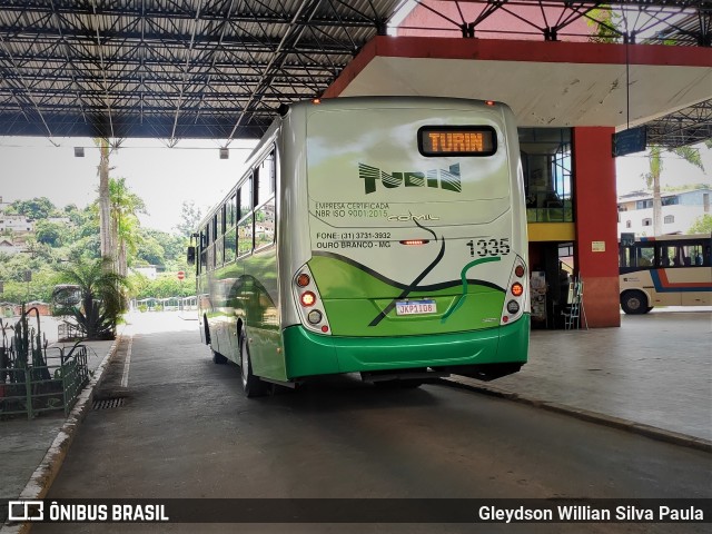 Turin Transportes 1335 na cidade de Congonhas, Minas Gerais, Brasil, por Gleydson Willian Silva Paula. Número da foto: #8526176.