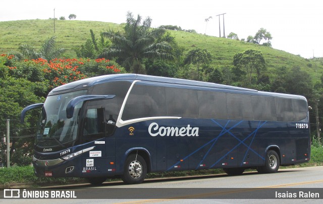 Viação Cometa 719579 na cidade de Santos Dumont, Minas Gerais, Brasil, por Isaias Ralen. ID da foto: 8526810.