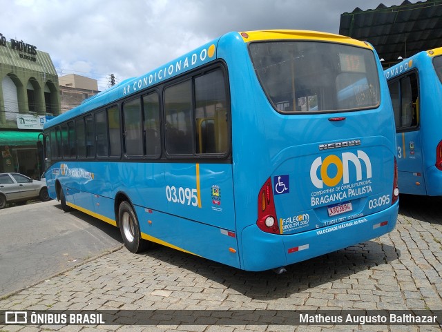 JTP Transportes - COM Bragança Paulista 03.095 na cidade de Bragança Paulista, São Paulo, Brasil, por Matheus Augusto Balthazar. Número da foto: #8526162.