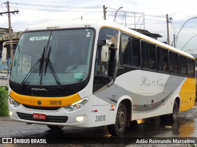 Rio Negro Fretamento e Turismo 39818 na cidade de Belo Horizonte, Minas Gerais, Brasil, por Adão Raimundo Marcelino. ID da foto: 8529250.