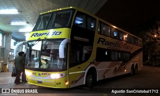 Rápido Tata 8719 na cidade de Santa Fe, La Capital, Santa Fe, Argentina, por Agustin SanCristobal1712. ID da foto: 8526412.