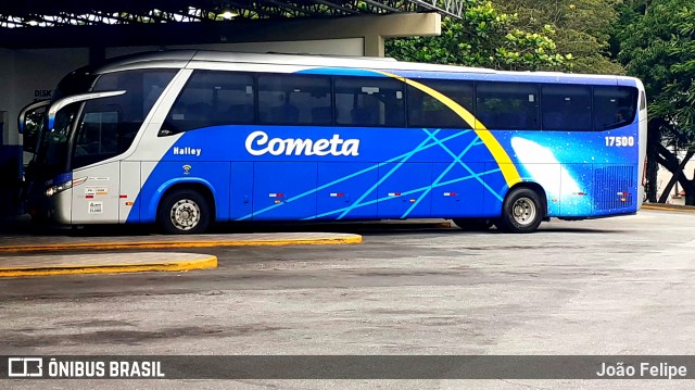 Viação Cometa 17500 na cidade de Lorena, São Paulo, Brasil, por João Felipe. ID da foto: 8527691.