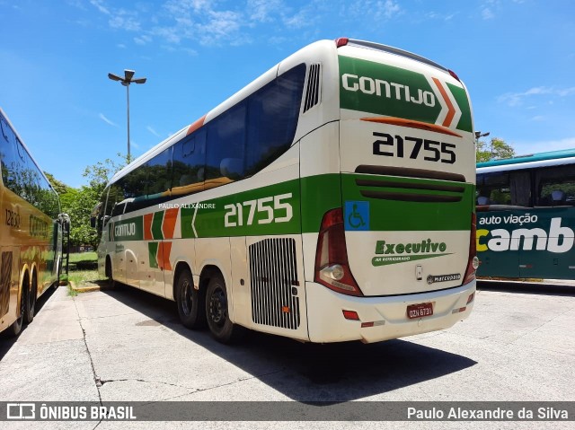 Empresa Gontijo de Transportes 21755 na cidade de São Paulo, São Paulo, Brasil, por Paulo Alexandre da Silva. ID da foto: 8528037.