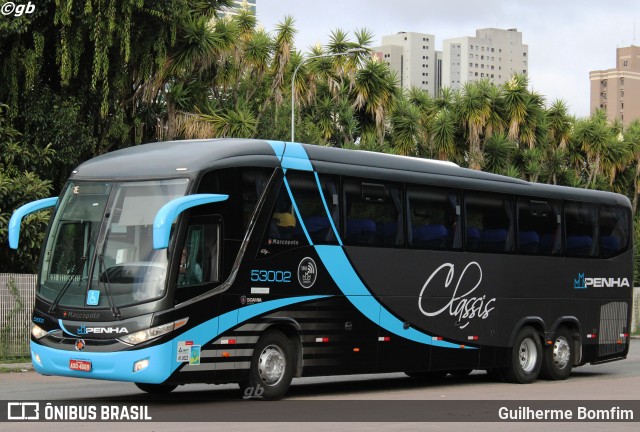 Empresa de Ônibus Nossa Senhora da Penha 53002 na cidade de Curitiba, Paraná, Brasil, por Guilherme Bomfim. ID da foto: 8527823.