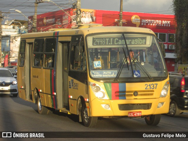 Mobibrasil São Lourenço >>> Mobi-PE 2.137 na cidade de Camaragibe, Pernambuco, Brasil, por Gustavo Felipe Melo. ID da foto: 8527071.