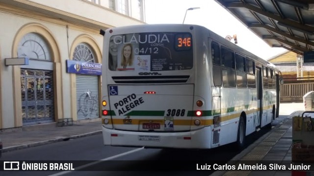 Sudeste Transportes Coletivos 3088 na cidade de Porto Alegre, Rio Grande do Sul, Brasil, por Luiz Carlos Almeida Silva Junior. Número da foto: #8526478.