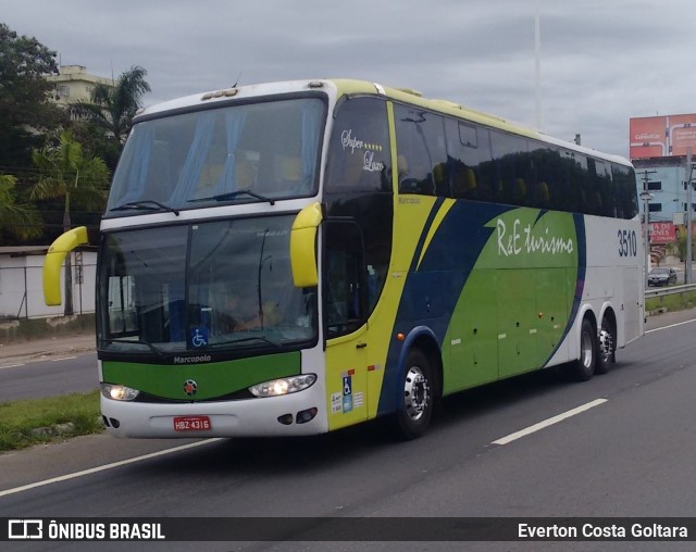 R&E Turismo 3510 na cidade de Cariacica, Espírito Santo, Brasil, por Everton Costa Goltara. ID da foto: 8531944.