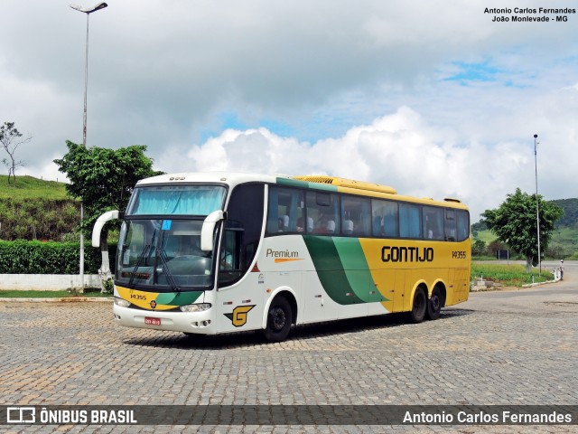 Empresa Gontijo de Transportes 14355 na cidade de João Monlevade, Minas Gerais, Brasil, por Antonio Carlos Fernandes. ID da foto: 8529777.