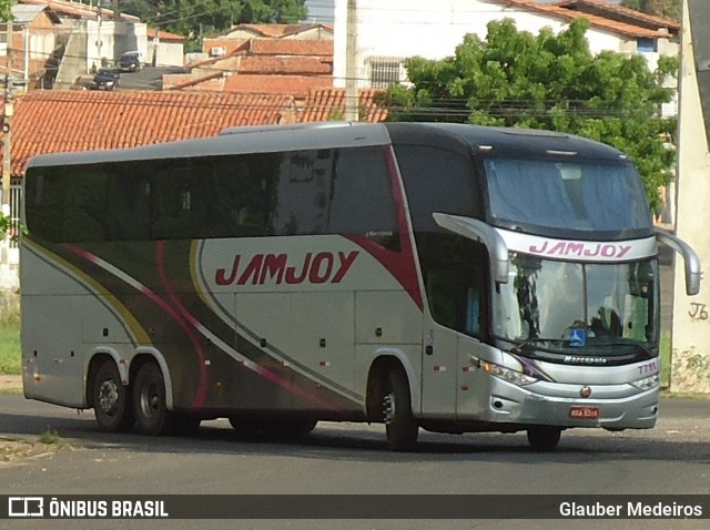 Viação Jam Joy 7711 na cidade de Teresina, Piauí, Brasil, por Glauber Medeiros. Número da foto: #8530992.