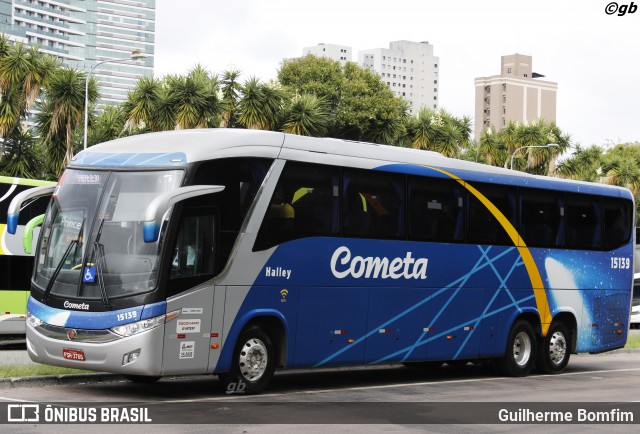 Viação Cometa 15139 na cidade de Curitiba, Paraná, Brasil, por Guilherme Bomfim. Número da foto: #8530240.