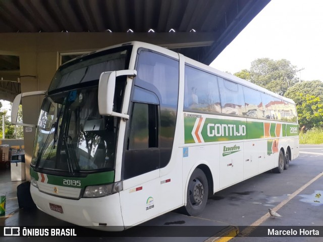 Empresa Gontijo de Transportes 20135 na cidade de Ribeirão Preto, São Paulo, Brasil, por Marcelo Horta. ID da foto: 8531977.